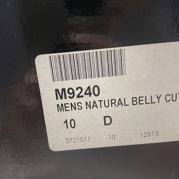 Star Boots. 100% Authentic Mens Natural Python Belly Cut! Size 10. - Picture 9 of 9